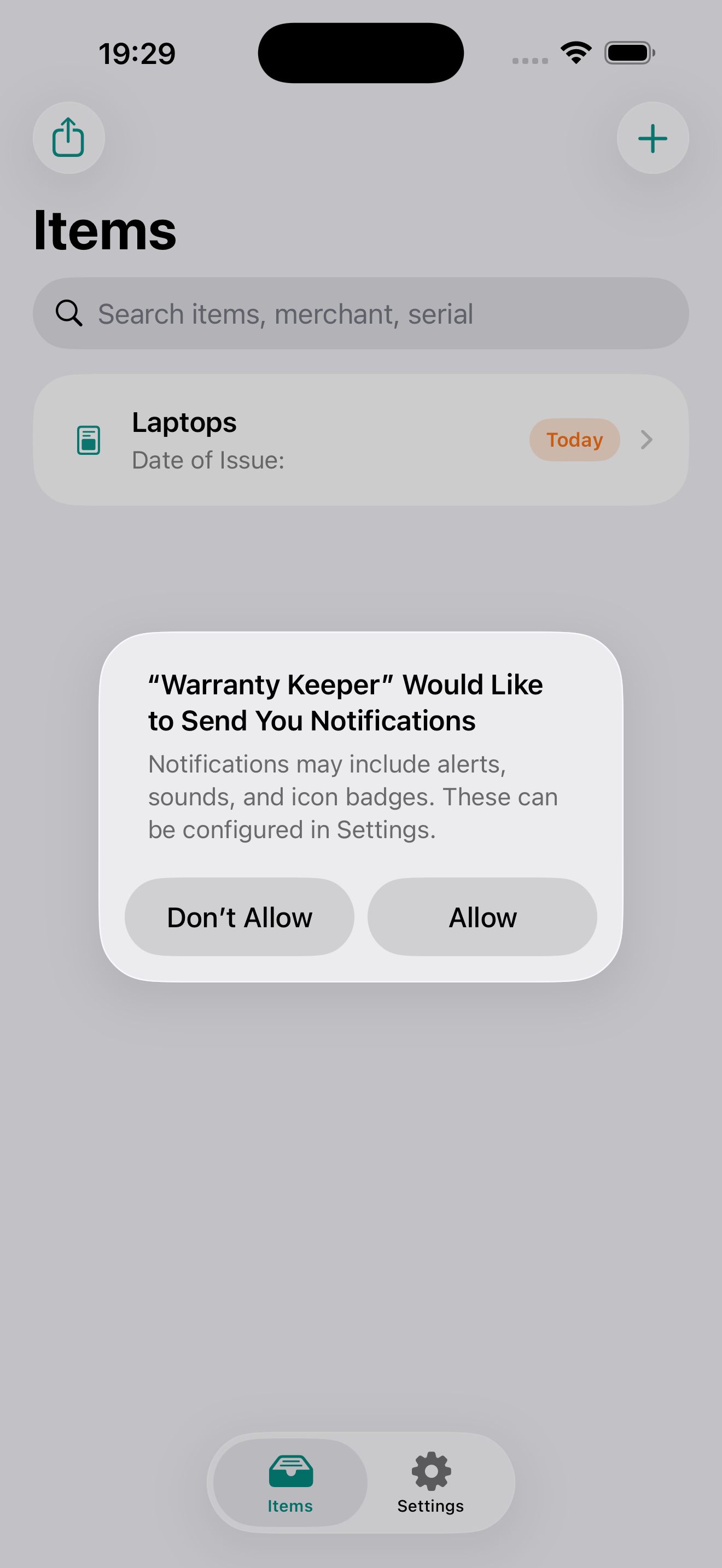 Reminders screenshot placeholder